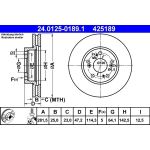 Bremsscheibe 24.0125-0189.1
