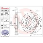 Brembo 09.A299.33 Bremsscheibe PRIME LINE - Dual Cast Brembo 09.A299.33 Bremsscheibe PRIME LINE - Dual Cast