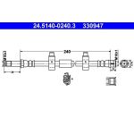 Bremsschlauch 24.5140-0240.3 Bremsschlauch 24.5140-0240.3