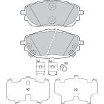 Valeo 601362 Bremsbelagsatz, Scheibenbremse Valeo 601362 Bremsbelagsatz, Scheibenbremse