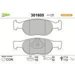 Valeo 301605 Bremsbelagsatz, Scheibenbremse ESSENTIAL