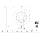 Bremsscheibe 0 986 479 E54