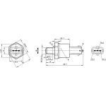 BOSCH 0 281 002 398 Sensor, Kraftstoffdruck BOSCH 0 281 002 398 Sensor, Kraftstoffdruck
