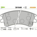 Valeo 301648 Bremsbelagsatz, Scheibenbremse ESSENTIAL Valeo 301648 Bremsbelagsatz, Scheibenbremse ESSENTIAL
