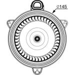 Innenraumgebläse AB 268 000P