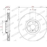 Ferodo DDF2041RVC-1 Bremsscheibe PREMIER