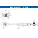 Bremsschlauch 24.5147-0285.3