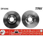 Bremsscheibe DF4346 Bremsscheibe DF4346