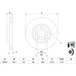 Bremsscheibe 0 986 479 210 Bremsscheibe 0 986 479 210