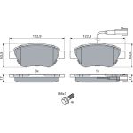 BOSCH 0 986 424 597 Bremsbelagsatz, Scheibenbremse BOSCH 0 986 424 597 Bremsbelagsatz, Scheibenbremse
