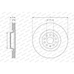Bremsscheibe DDF3062C-1