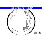 ATE 03.0137-0507.2 Bremsbackensatz ATE 03.0137-0507.2 Bremsbackensatz