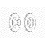 Bremsscheibe DDF2134C Bremsscheibe DDF2134C