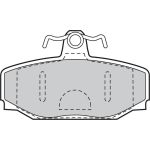 Valeo 598621 Bremsbelagsatz, Scheibenbremse