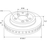 Bremsscheibe 672615
