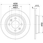 Bremsscheibe 8DD 355 102-091 Bremsscheibe 8DD 355 102-091