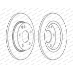 Ferodo DDF1034C Bremsscheibe PREMIER Coat+ disc