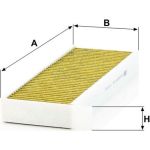 MANN-FILTER FP 29 003-2 Innenraumfilter FreciousPlus Aktivkohlefilter mit Polyphenol, antibakteriell, Feinstaubfilter (PM 2.5)