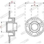 Ferodo DDF2820C-1 Bremsscheibe PREMIER Ferodo DDF2820C-1 Bremsscheibe PREMIER