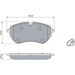Bremsbelagsatz, Scheibenbremse 0 986 460 046 Bremsbelagsatz, Scheibenbremse 0 986 460 046