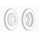 Ferodo DDF2093C-1 Bremsscheibe PREMIER