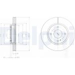 Delphi BG4170 Bremsscheibe Delphi BG4170 Bremsscheibe