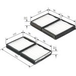 BOSCH 1 987 432 117 Innenraumfilter BOSCH 1 987 432 117 Innenraumfilter