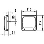 Arbeitsscheinwerfer 1GA 995 193-021