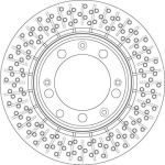 TRW DF6281 Bremsscheibe