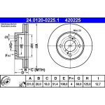 Bremsscheibe 24.0120-0225.1