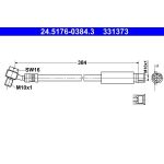 Bremsschlauch 24.5176-0384.3