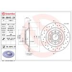 Bremsscheibe 08.8843.2X Bremsscheibe 08.8843.2X