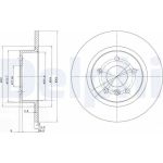 Delphi BG3227 Bremsscheibe