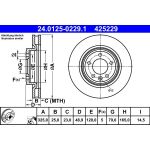 Bremsscheibe 24.0125-0229.1