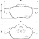 Bremsbelagsatz, Scheibenbremse 8DB 355 009-091