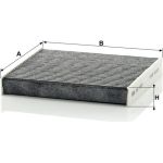MANN-FILTER CUK 1919 Innenraumfilter, Aktivkohlefilter MANN-FILTER CUK 1919 Innenraumfilter, Aktivkohlefilter