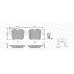 Bremsbelagsatz, Scheibenbremse FDB5302 Bremsbelagsatz, Scheibenbremse FDB5302