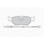 Ferodo FDB1003 Bremsbelagsatz, Scheibenbremse PREMIER ECO FRICTION Ferodo FDB1003 Bremsbelagsatz, Scheibenbremse PREMIER ECO FRICTION