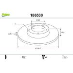 Bremsscheibe 186530 Bremsscheibe 186530