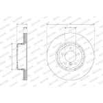 Ferodo DDF1811VC-1 Bremsscheibe PREMIER Ferodo DDF1811VC-1 Bremsscheibe PREMIER