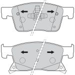 Valeo 601501 Bremsbelagsatz, Scheibenbremse