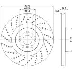 Bremsscheibe 8DD 355 125-041