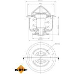 Thermostat, Kühlmittel 725148 Thermostat, Kühlmittel 725148