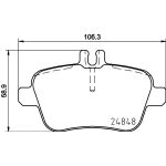 Bremsbelagsatz, Scheibenbremse 8DB 355 019-641