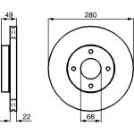 Bremsscheibe 0 986 478 728 Bremsscheibe 0 986 478 728