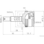 Herth+Buss Jakoparts J2821130 Gelenksatz, Antriebswelle Herth+Buss Jakoparts J2821130 Gelenksatz, Antriebswelle