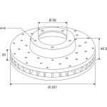 Bremsscheibe 886153 Bremsscheibe 886153