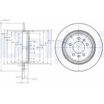 Delphi BG2573 Bremsscheibe