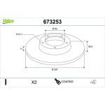 Bremsscheibe 673253