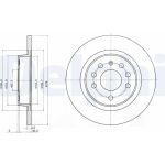 Delphi BG3731 Bremsscheibe Delphi BG3731 Bremsscheibe